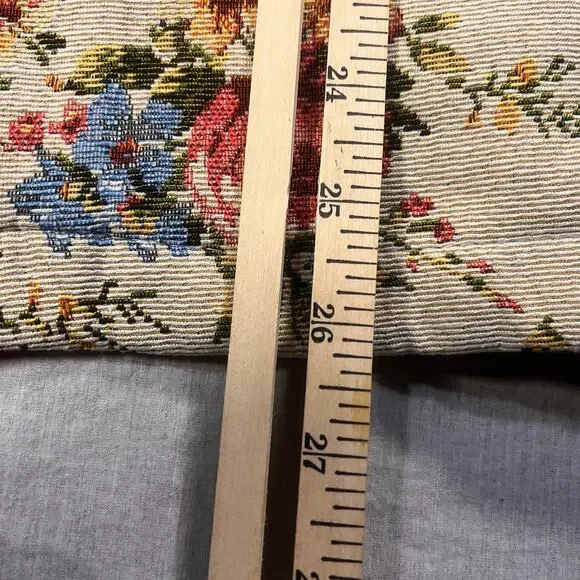 Tapestry Floral Zip Jacket Women’s Large Cottagecore Boho Rose‎ Print Retro - Picture 4 of 8